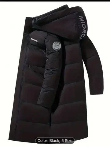 블랙 다운 자켓 XL 사이즈