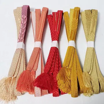 (0852) 허리띠 5개 묶음 판매 오비끈 기모노 일본 의류 잡화