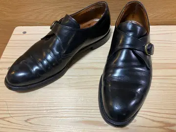 알든 몽크 스트랩 블랙 가죽 슈즈 8 1/2