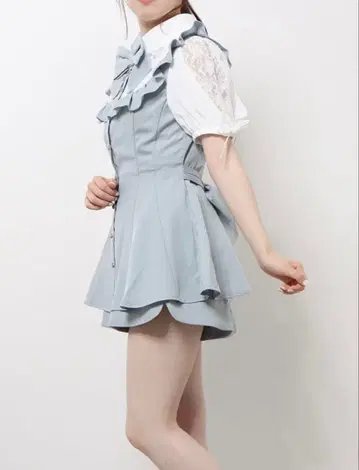 시크릿허니 셋업 스카이블루 반팔