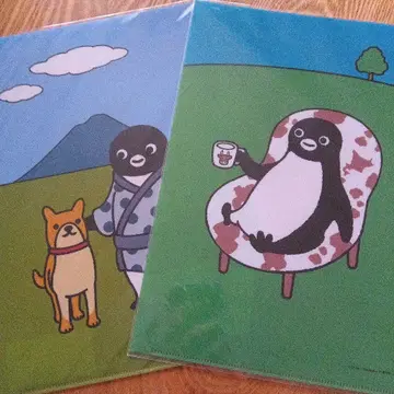 Suica 펭귄 클리어 파일 2장 세트