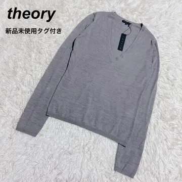[ 택 포함 미사용 새상품 ] theory 띠어리 V넥 니트 울