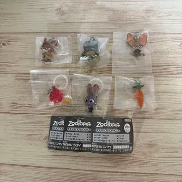 주토피아 메지루시 액세서리 6개 세트