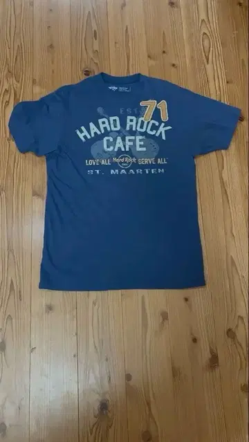 Hard Rock Cafe T셔츠 M 세인트 마틴 하드 록