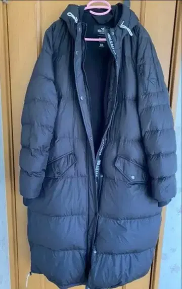 롱 다운 코트 홀리스터