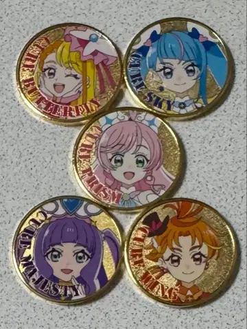 차평공업 기념 메달 프리큐어 5종 세트