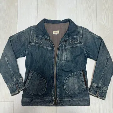 70s 80s 빈티지 데님 재킷 보아 라이닝