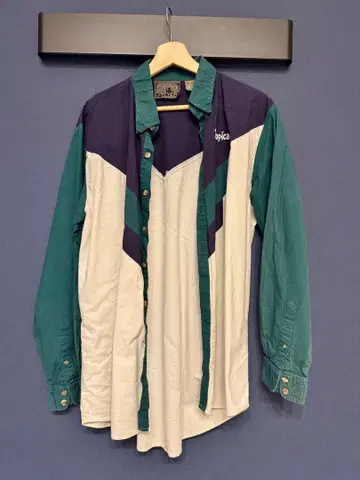 빈티지 긴팔 셔츠 트로피카나