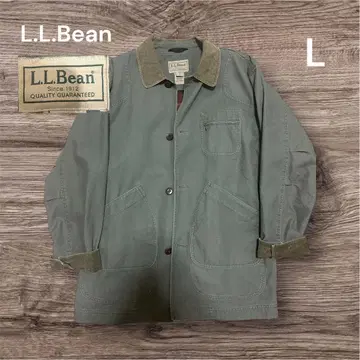 구제 의류 90s L.L.Bean 남성용 커버올 L 사이즈 올리브 그린