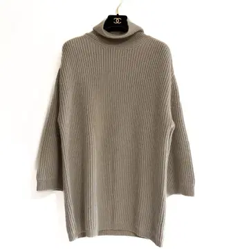 개럴개런트 캐시미어 100% 오버 니트 하이넥