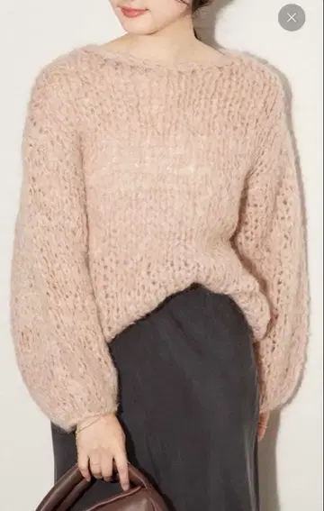 Plage HAND KNIT 점보 탐 풀오버