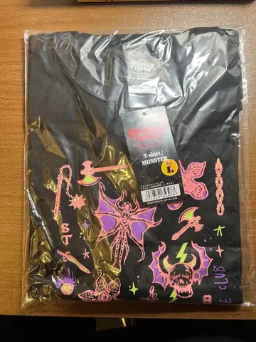스트레인저 씽즈 T셔츠 MONSTER L 사이즈