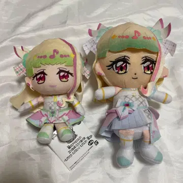 프리큐어 큐어큔 봉제 인형 2체 세트