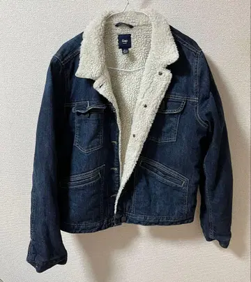 GAP 데님 자켓 보아 카라 부착