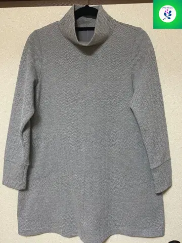 글로벌 스위치 global switch 튜닉 원피스 그레이