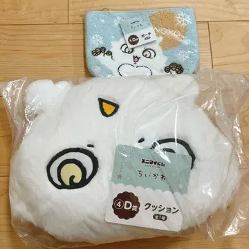 치이카와 (먼작귀) 저 아이 에니마이 복권 D상 쿠션 파우치