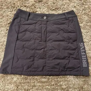 BRIEFING 브리핑 다운 퀼팅 스커트 짙은 그레이