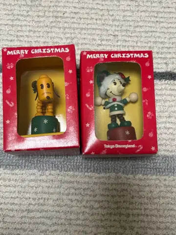 도쿄 디즈니랜드 크리스마스 피규어 세트