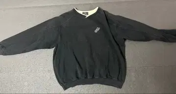 블랙 크루넥 트레이닝복