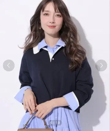 [ 새상품급 ] 아푸와이저 리셰 스키퍼 크롭 니트 상의