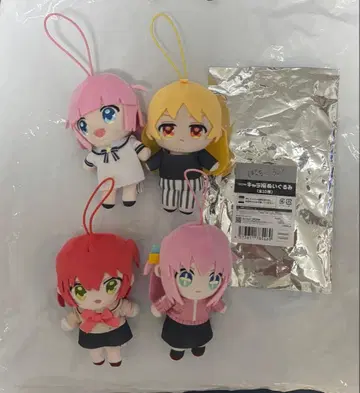 [ 덤 포함 ] 봇치 더 록 캐릭터 복권 봉제 인형 4종 세트