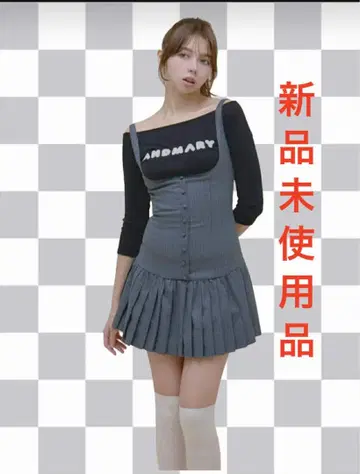 andmary Jade set mini dress gray F