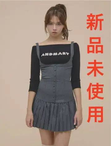 andmary Jade set mini dress gray F