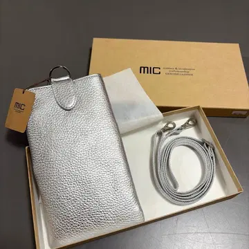 MIC 실버 스마트폰 숄더백 MI1482