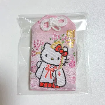 [ 미사용 새상품 ] 히에다이 신사 헬로키티 부적