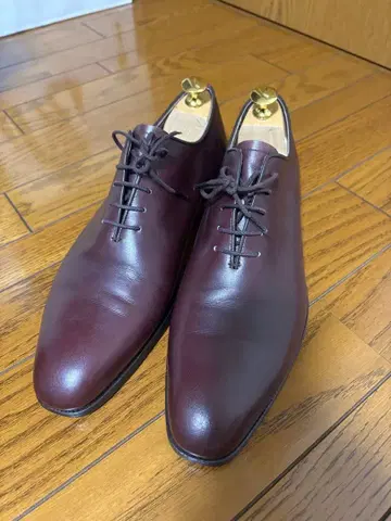 오츠카 제화 홀컷 [새상품급] 27cm 버건디 가죽 비즈니스 슈즈