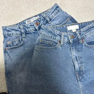 ZARA H&M 스트레이트 데님 2세트