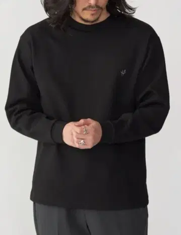 SHIPS 화이트 블랙 2종 세트 원포인트 로고 바즈아이 긴팔 T셔츠