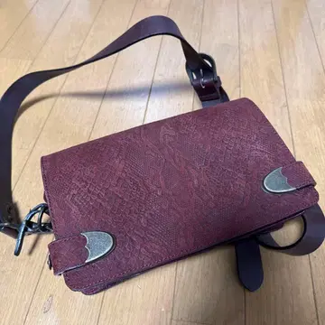 UNISON DEPT 가죽 숄더백 일본제