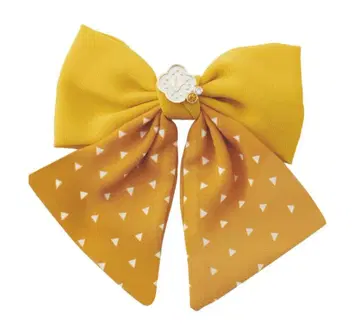 귀멸의 칼날 아가츠마 젠이츠 헤어 클립 USJ 유니버셜 리본 액세서리