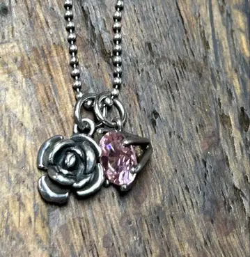 앤티크 목걸이 실버 925 ROSE