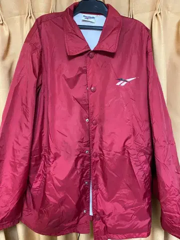 Reebok 나일론 자켓 빨간색 90s