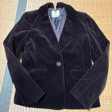 쿠미쿄쿠 코듀로이 자켓 다크 브라운