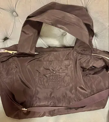 경량 plaisir 블랙 보스턴 백