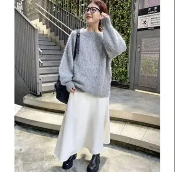 Spick & Span 알파카 혼방 볼륨 슬리브 니트