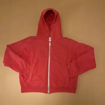 NOON GOONS 빨간색 풀 지퍼 후디 M
