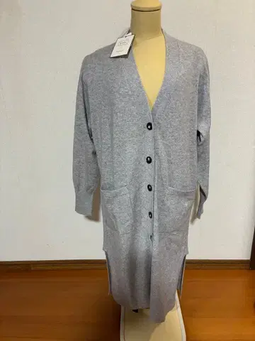 그레이 롱 가디건 긴팔