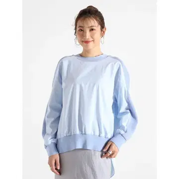 야마다야 vin 니트 도킹 블라우스 니트 블라우스