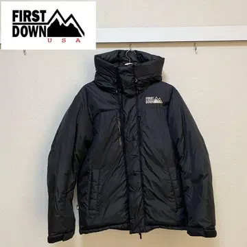 [ 새상품급 ] FIRST DOWN 다운 자켓 블랙