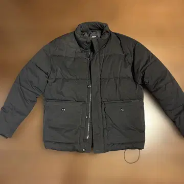 ZARA 블랙 다운 자켓 XL