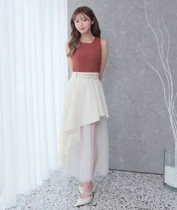 립 서비스 이너 SPT 부착 아지메 샤샤 스커트