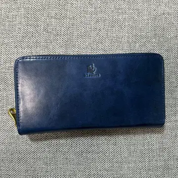 새상품 kissora 키소라 천연 가죽 장지갑 일본제 블루 가죽