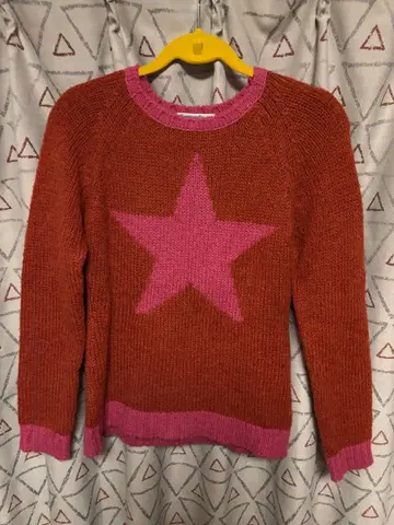 Hysteric Glamour 별 모양 니트 스웨터