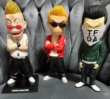 크로우즈 WORST 하루미치 하나자와 타케다 소프트 비닐 3체 세트