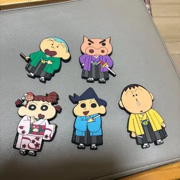 짱구는 못말려 기모노 마그넷 5개 세트 짱구 없어서 미안해