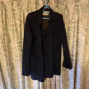 dope.n 다크 블루 트렌치코트 L 사이즈